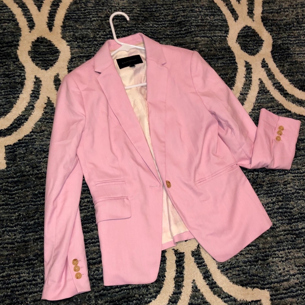Light Pink Banana Republic Petite Blazer